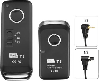 Camera Wireless Shutter Release Remote Control for Canon EOS R5 C, R3, R6, 5D, For Fujifilm GFX 50S II, for Olympus E-M1 Mark III, E-M5 III;Replaces Canon TC-80N3, RS-60E3, Fuji RR-100, Olympus RM-CB2