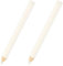 Lotsdonxia 2PCS White Nail Art Pencil Delicate Short Suction Diamond Dotting Tool Suitable for ladies girls Makeup Dressing（8.5CM）