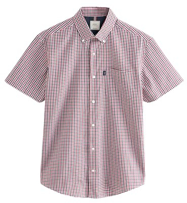 NEXT Herren Standard Pflegeleichtes Button-Down-Oxfordhemd, Regular-Fit