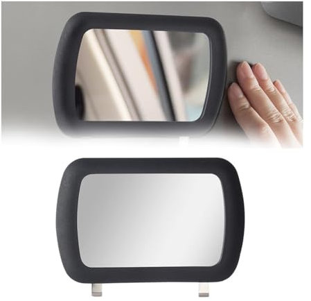 Universal Deluxe Clip-On Car Sun Visor Mirror - Portable Vanity Mirror for Women, Fits Car, Truck, SUV - Ideal for Makeup & Sun Shading