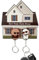 Lpsdssre Porte-clés assorti, porte-clés mural pour couple, design U Nique en acrylique solide, aimant intégré, look moderne, 19 x 12 cm, pour entrée