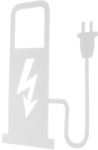 Abaodam Ladestation Zeichen Kunststoff Auto Erinnerung Aufkleber Lade Aufkleber Für Auto Auto Aufkleber Aufkleber Auto Lade Fahrzeug Erinnerung Für Männer