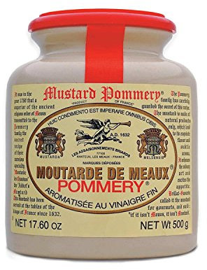 Pommery French Wholegrain Mustard, Pommery Meaux Mustard - 500g