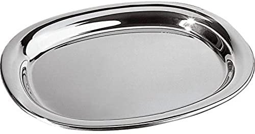 Alessi Piatto da Portata in Acciaio Inossidabile 18/10, Lucido, 42 cm