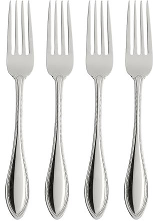 Oneida American Harmony Everyday Flatware Dinner Forks, Set of 4