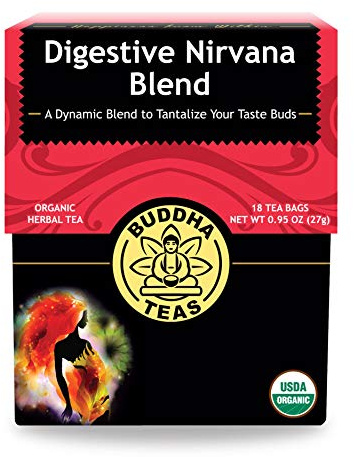Buddha Teas Organic Digestive Nirvana Blend - Herbal Tea, Caffeine Free