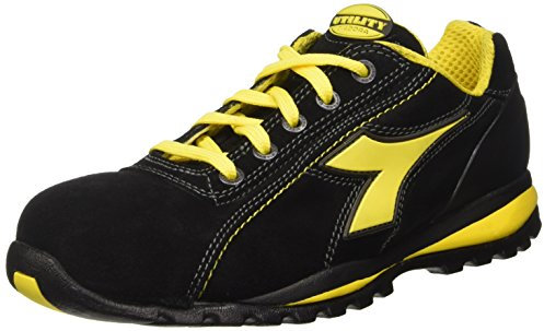 Utility Diadora Glove Low S1P Hro Sra, Scarpe da ginnastica Unisex - Adulto, Nero, 39 EU