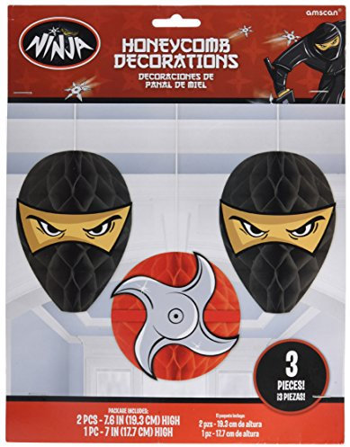 Amscan 291587 Ninja Honeycomb Dekorationen