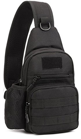 YFNT Tactical Sling Brust Rucksack Militär Schultertasche Crossbody Pack für die Jagd Camping Trekking
