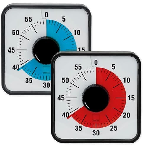 TimeTEX Zeitdauer-Uhr Automatik magnetisch, 19x19 cm