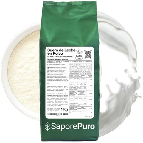 Saporepuro Buttemilk, Suero de la leche en polvo 1 kg