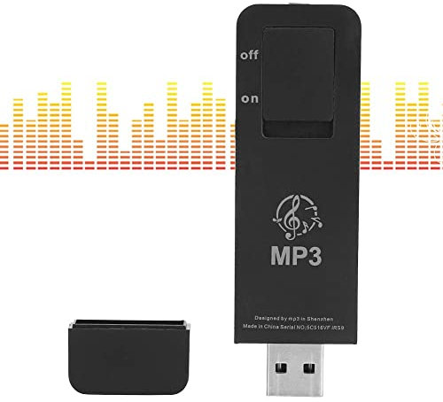 USB2.0 MP3 Player, Mini Computer USB Stick Mp3 Music Player&Mini MP3 Walkman built-in 3.5MM Headphone Jack Support 32GB Memory Card for PC Laptop