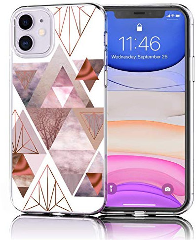 Verco Coque pour iPhone 11, Bumper Housse Etui de Protection pour Apple iPhone 11 Coque Silicone 6.1 Pouces, Pentacle