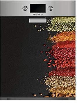 OEDIM 65 x 75 cm Vinyle pour lave-vaisselle Imitation huile épices | Différentes dimensions résistantes et faciles à appliquer | Autocollant décoratif de conception professionnelle, couleurs
