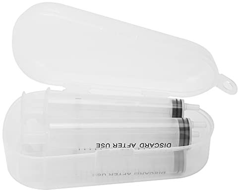 Deror Spritze Nasendusche, 4 Stück Professionelle Spritze Baby Nasendusche Tragbare Säuglings Nasenreiniger Spülgerät