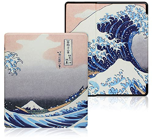 Case for 7 Inch Kindle Oasis(10th Generation, 2019 Release & 9th Generation, 2017 Release) Waterproof Cover with Auto Sleep Wake Feature