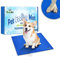 Bamda Kühlmatte Hunde – 65 * 50 cm Kühlmatte für Hund und Katze mit Ungiftiges Gel, Selbstkühlende Kaltgelpad, Kälte Hundematte, Kühl Hundedecke für Kisten, Hundehütten Betten
