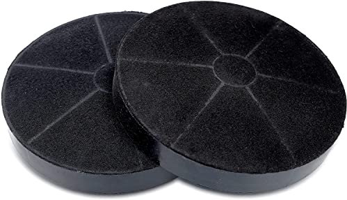 AllSpares Aktivkohlefilter (2 St.) für Dunstabzugshauben geeignet für Respekta MIZ0031 / MIZ 0031, PKM CO4 / C04 (Ø175x22mm)