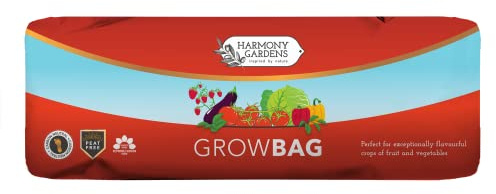 Harmony Gardens Grow Bags (30L) | Caron Neutral Peat-free Tomato Grow Bag Fruit & Vegetable Planter
