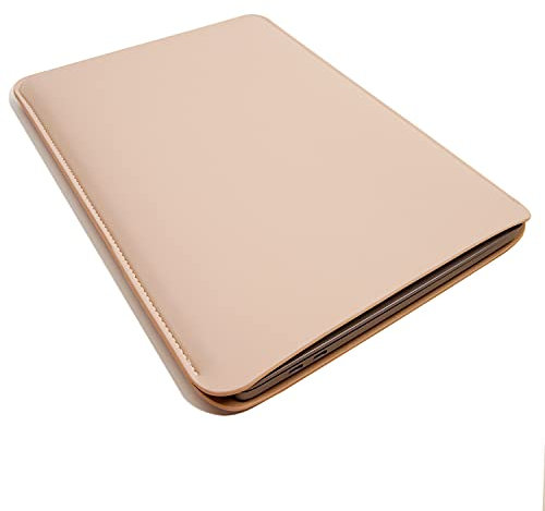 Benfan Laptop Sleeve 14 Inch Compatible with New 14 inch MacBook Pro A2992/2918 M3 A2442, A2779, Surface Laptop 13.5 Color Beige