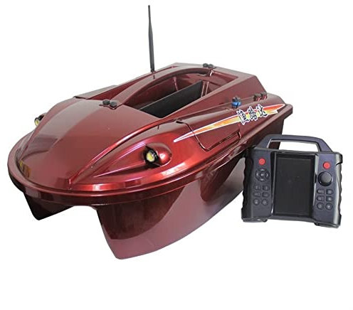 YLLLLY Large T18 RC sea bait boat, 500M ultra long distance automatic bait fishing boat, intelligent remote control bait boat, carp bait boat. With fish finder, load 4KG (Color : 3 in1 GPS Boat)