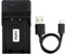 NP-60 USB Ladegerät für Casio Exilim EX-S12, EX-Z25, EX-Z29, Zoom EX-Z20, EX-Z19, EX-Z21, EX-Z22, EX-Z80, EX-Z85, EX-Z9, EX-Z90 Kamera und Mehr
