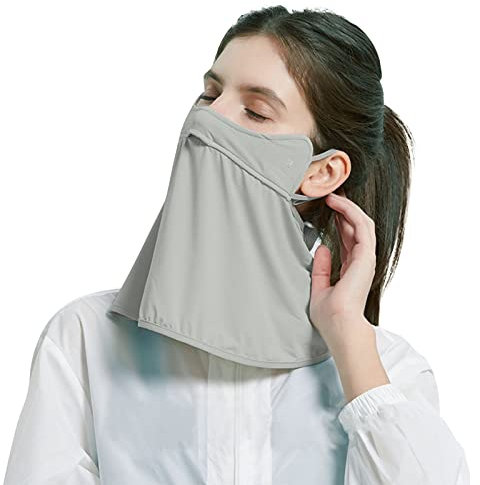 SIQITECH Halstuch Sommer Unisex Gesichtsmaske UV Schutz Sommer Kopftuch Atmungsaktiv Schnelltrocknend Nackenschutz Faltbar Bandana Sonnenschutz Sturmhaube Elastisch Staubtuch Strand Reise Angeln