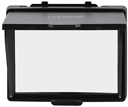 Bindpo Paraluce per Fotocamera, Schermo per Monitor LCD della Fotocamera Paraluce Pieghevole Parasole Copertura Protettiva Antivibrante AntiGraffio per Nikon