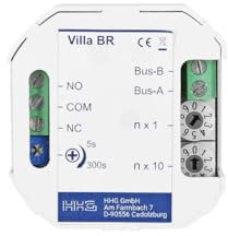 HHG Türsprechanlagen HHG Villa BR Türsprechanlagen-Zubehör Bus-Anschlussmodul Weiß, Multicolor