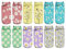 Benefeet Sox Lustige verrückte Knöchelsocken für Damen und Mädchen, lustige 3D-Druck-Muster, alberne süße Socken, 6er-Pack Gänseblümchen, Einheitsgröße