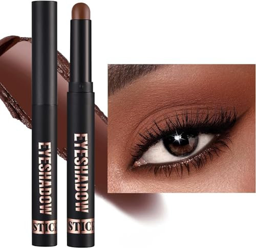 Eyeshadow Stick,Glitter and Matte Eyeshadow,Creme Lidschatten,Waterproof,Glitzerndes Augen-Make-up Kreieren(#15)