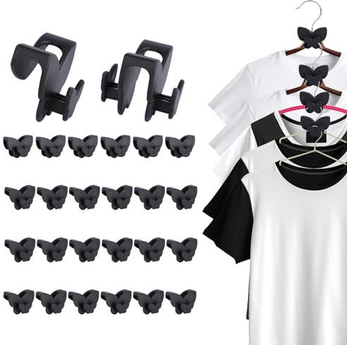 Dualshine Crochets de suspension en forme de papillon noir