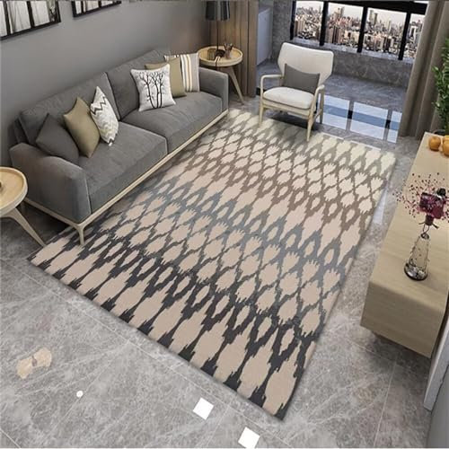 Kunsen rutschfest Dekoration hochflor Teppich Mehrfarbig Teppich klein Salonteppich200x300CM