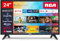 RCA Smart TV 24 Pouces (60cm) HD Téléviseurs Android TV avec WiFi, Bluetooth, APP Store, Triple Tuner (DVB-T/T2, DVB-C, DVB-S/S2), USB, HDMI (SRA24HF1, 2024)