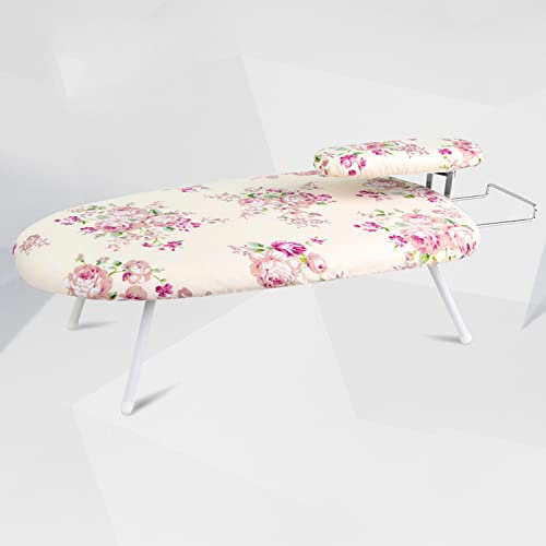ALEjon ArtsPavilion Tabla de Planchar para encimera, Mesa para Planchar Ropa, Tabla de Planchar de Mesa con Funda Fija, Patas Plegables, Tabla de Planchar Plegable 2