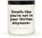Leebbsin Funny 40th Birthday Gifts for Women Men- Handmade Forty Birthday Candle Soy Wax Lavender- 40th Birthdays Decoration/Gifts for Wife Husband Mum Dad Auntie Sister Family Friend, 7oz