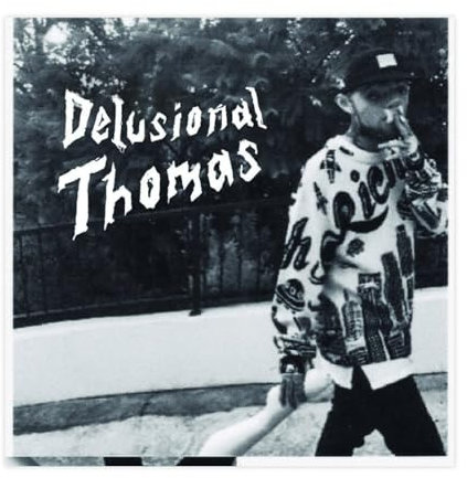 Hip-Hop, Rapper Mac Miller, wahnsinniger Thomas, Albumcover-Poster, Leinwandposter, Wandkunst, Dekordruck, Bild, Gemälde für Wohnzimmer, Schlafzimmer, Dekoration, ungerahmt, 30 x 30 cm