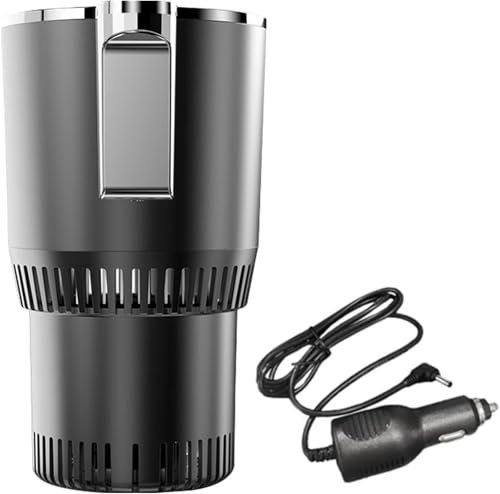 Calentador de café 2 en 1 y hervidor para coche | Enfriador automático para bebidas, enfriador para tazas para coche, portavasos, enfriador para latas para coche, expansor para tazas para coche