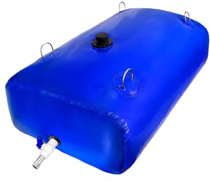 KESOTO Tragbarer Wasserspeicherbeutel, Weicher Wasserbeutel, Behälter, Wassertank, Mehrfarbig, 350 L