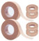6 Rollen Micropore Tape,Nasentape,Nose Tape,Nasen Tape,Tape Hautfarben,Mikroporen Band,Klebeband Wimpernverlängerung,Wasserfest,Atmungsaktiv,1.25cm x 9.14m (Hautfarbe)