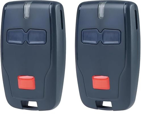 2 Pcs Telecomando per garage Bft Mitto 2 B Rcb 433 MHz Telecomando di ricambio per porta da garage Adatto per Bft Mitto 2 Kleio Ghibli Trc 2 Kleio Ghibli Tr Fob 2 pulsanti