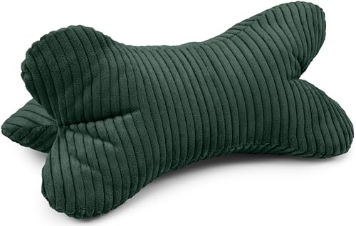 Amilian Leseknochen Knochenkissen ca. 44x22 cm – Nackenkissen zum Lesen & Entspannen – Buch- und Tabletstütze – vielseitiges Lesekissen für Sofa & Bett – Schattenwald