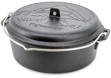 Petromax Dutch Oven Essential Line 3,5L - Gusseisen Feuertopf mit Pfannendeckel