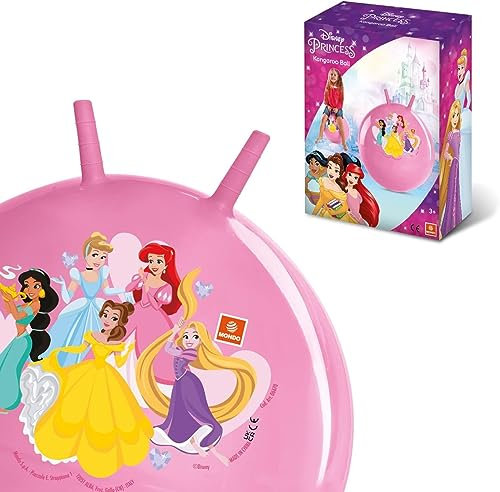 Mondo Toys - Känguru Design Princess Disney - Drinnen & Draußen-wiederaufblasbar Sprungball Junge / Mädchen - 06670