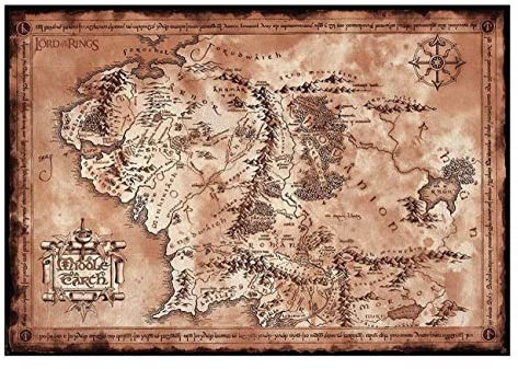 ABYSTYLE - LORD OF THE RING - Poster Carte (91.5x61)