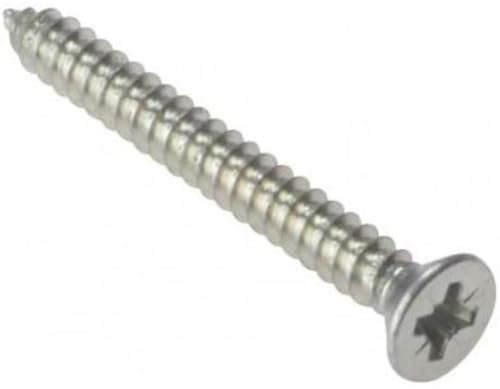 ForgeFix Self Tapping Screws Countersunk | 1 1/2 x 8 | Zinc Plated | Box 200