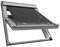 Sonnenschutz-HH Hitzeschutz Markise Hitzeschutzmarkise für VELUX Dachfenster Rollo GGL/GPL/GHL/GGU/GPU/GHU U04/UK04/U08/UK08 - schwarz / anthrazit