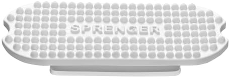Sprenger Steigbügel, Einlagen Gummi, weiß, Steigbügel für Reiter, 130 mm, Vollgummi gefertigt, gerade Form, Lieferung paarweise, Reitsport Zubehör, für Pferd und Reiter