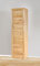 Aktenschrank Bücherschrank 52 x 190cm, in Wildeiche teilmassiv 4600-26+46