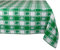 DII Tischdecke, 100% Baumwolle, maschinenwaschbar, Party, St. Patrick's Day & Spring Tischdecke, 152,4 x 213,4 cm, grün-weiß kariert mit Kleeblatt, für 6 8 Personen